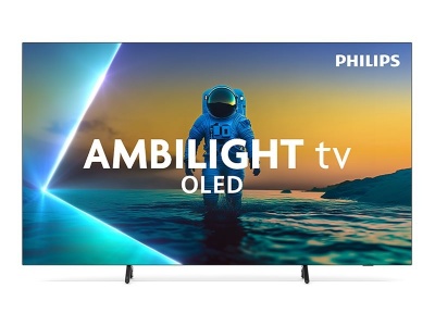 Philips OLED 4K Ambilight TV | 77OLED820/12 | 77 | Smart TV | Google TV | Grey