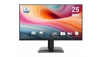 LCD Monitor|MSI|24.5"|Business|Matte|Panel IPS|1920x1080|16:9|120Hz|1 ms|Speakers|Colour Black|PROMP252E2