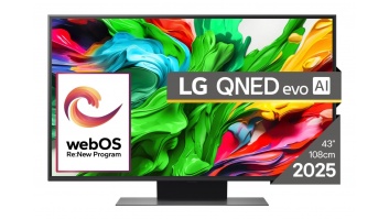 TV Set|LG|43"|4K/Smart|3840x2160|Wireless LAN|Bluetooth|webOS|Black|43QNED86A3C