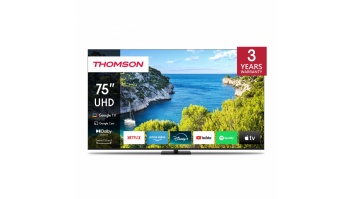 TV Set|THOMSON|75"|4K/Smart|3840x2160|Wireless LAN|Bluetooth|Google TV|Black|75UG5C14