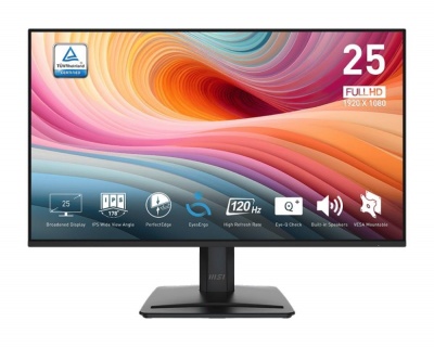 LCD Monitor|MSI|PRO MP251 E2|24.5"|Business|Panel IPS|1920x1080|16:9|120 Hz|1 ms|Speakers|Colour Black|PROMP251E2