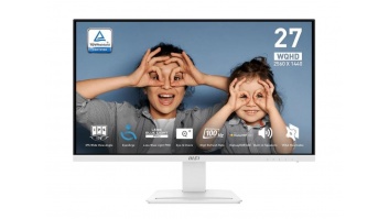 LCD Monitor|MSI|PRO MP273QW E2|27"|Business|Matte|2560x1440|16:9|100Hz|1 ms|Speakers|Colour White|PROMP273QWE2