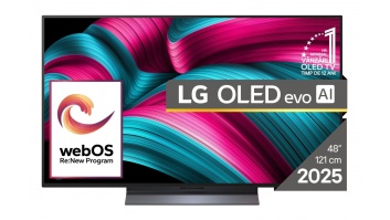 TV Set|LG|48"|OLED/4K/Smart|3840x2160|Wireless LAN|Bluetooth|webOS|Black|OLED48C51LA