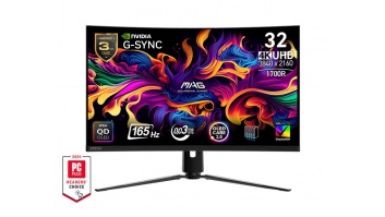 Monitor|MSI|MAG 321CUP QD-OLED|31.5"|Gaming/Curved/4K|Panel QD-OLED|3840x2160|16:9|165 Hz|0.03 ms|MAG321CUPQD-OLED