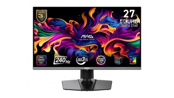 Monitor|MSI|MAG 272UP QD-OLED X24|26.5"|Gaming/4K|Matte|Panel QD-OLED|3840x2160|16:9|240Hz|0.03 ms|Colour Black|MAG272UPQD-OLEDX24