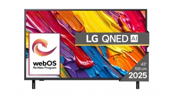 TV Set|LG|43"|4K/Smart|3840x2160|Wireless LAN|Bluetooth|webOS|Black|43QNED82A3B