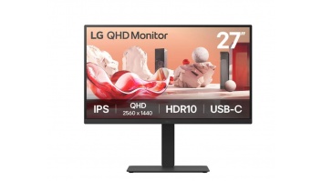 LCD Monitor|LG|27BA75QB-B|27"|Panel IPS|2560x1440|16:9|100Hz|Matte|Speakers|Swivel|Pivot|Height adjustable|Tilt|Colour Black|27BA75QB-B