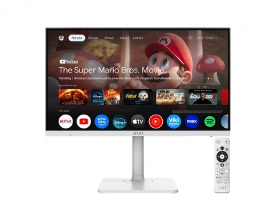 LCD Monitor|MSI|MODERN MD272UPSW|27"|Business/Smart/4K|Matte|Panel IPS|3840x2160|16:9|4 ms|Speakers|Colour White|MODERNMD272UPSW