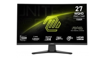 LCD Monitor|MSI|MAG 275CQF E18|27"|Gaming/Curved|Matte|Panel VA|2560x1440|16:9|180Hz|0.5 ms|Colour Black|MAG275CQFE18