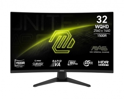 LCD Monitor|MSI|MAG 321CQF E18|31.5"|Gaming/Curved|Panel VA|2560x1440|16:9|180 Hz|0.5 ms|MAG321CQFE18