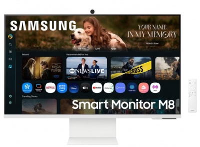 LCD Monitor|SAMSUNG|LS32FM801UUXDU|32"|Smart/4K|Panel VA|3840x2160|16:9|60 Hz|4 ms|Colour White|LS32FM801UUXDU