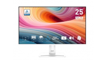 LCD Monitor|MSI|PRO MP251W E2|24.5"|Business|Panel IPS|1920x1080|16:9|120 Hz|1 ms|Speakers|Colour White|PROMP251WE2