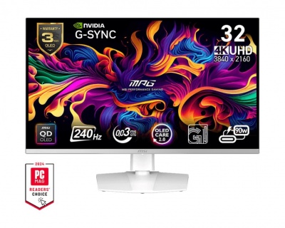 Monitor|MSI|MPG 321URXW QD-OLED|31.5"|Gaming/4K|Panel QD-OLED|16:9|240 Hz|0.03 ms|MPG321URXWQD-OLED