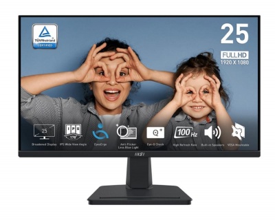 LCD Monitor|MSI|PRO MP251|24.5"|Business|Panel IPS|1920x1080|16:9|100 Hz|1 ms|Speakers|Colour Black|PROMP251