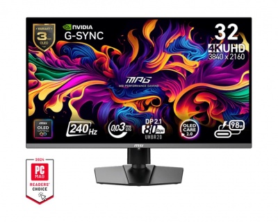 Monitor|MSI|MPG 322URX QD-OLED|31.5"|Gaming/4K|Panel QD-OLED|3840x2160|16:9|0.03 ms|MPG322URXQD-OLED