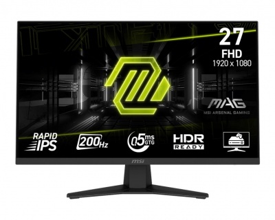 LCD Monitor|MSI|MAG 274F|27"|Gaming|Matte|Panel IPS|1920x1080|16:9|200Hz|0.5 ms|Colour Black|MAG274F