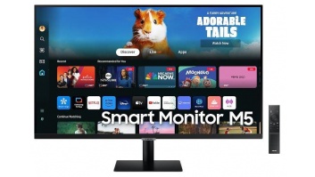 LCD Monitor|SAMSUNG|27"|TV Monitor/Smart|Panel VA|1920x1080|16:9|60Hz|Matte|4 ms|Speakers|Tilt|Colour Black|LS27DM500EUXDU