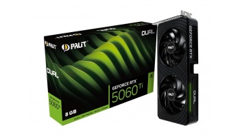 Graphics Card|PALIT|NVIDIA GeForce RTX 5060 Ti|8 GB|GDDR7|128 bit|PCIE 5.0 16x|Dual Slot Fansink|1xHDMI|3xDisplayPort|NE7506T019P1-GB2062D