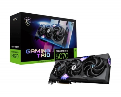 Graphics Card|MSI|NVIDIA GeForce RTX 5070|12 GB|GDDR7|192 bit|PCIE 5.0 16x|Triple slot Fansink|1xHDMI|3xDisplayPort|RTX507012GGAMTRIOOC