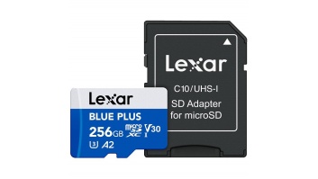 MEMORY MICRO SDXC 256GB UHS-I/W/A LMSBLPL256G-BNANG LEXAR