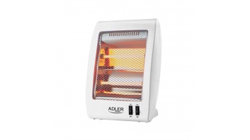 Adler | Heater | AD 7709 | Halogen Heater | 800 W | Number of power levels 2 | White