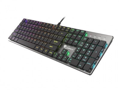 GENESIS THOR 420 Gaming Keyboard, US Layout, Wired, Silver | Genesis | THOR 420 | Silver | Gaming keyboard | Wired | RGB LED light | US | 1.65 m