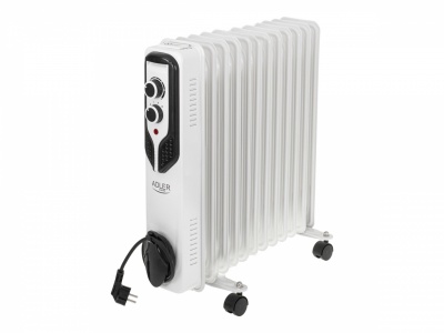 Adler | Oil-Filled Radiator | AD 7817 | Oil Filled Radiator | 2500 W | Number of power levels 3 | White