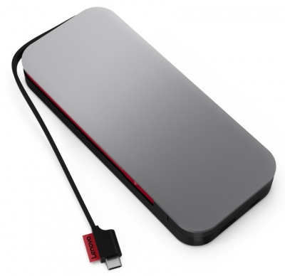 Lenovo | Go Laptop Power Bank | USB-C 74 Wh | The Lenovo Go USB-C Laptop Power Bank (20000 mAh) is a game-changing solution for remote workers who need access to a large reserve of power for their USB-C laptops and devices to achieve peak productivity. Wi