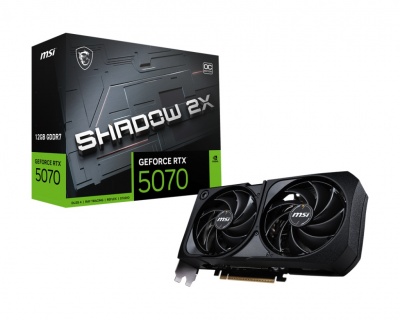 MSI GeForce RTX 5070 12G SHADOW 2X OC | NVIDIA | 12 GB | GeForce RTX 5070 | GDDR7 | HDMI ports quantity 1 | PCI Express Gen 5