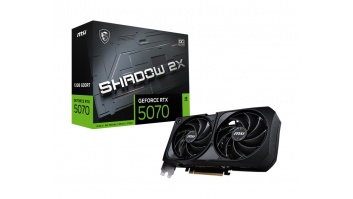 MSI GeForce RTX 5070 12G SHADOW 2X OC | NVIDIA | 12 GB | GeForce RTX 5070 | GDDR7 | HDMI ports quantity 1 | PCI Express Gen 5