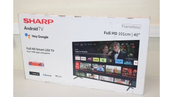 Sharp | 40FH2EA | 40" (101 cm) | Smart TV | Android TV | FHD | Black | DAMAGED PACKAGING