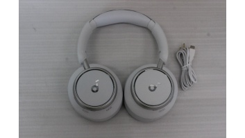 SALE OUT. Anker Soundcore Space Q45 Over-ear Headphones, White | Anker Soundcore | Headphones | Space Q45 | Bluetooth | Over-ear | Microphone | USED, DIRTY | Wireless | White