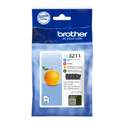 Brother LC3211VAL Cartridge Value Pack BK/C/M/Y