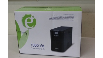 SALE OUT. Energenie EG-UPS-PS1000-01 1000VA pure sine wave UPS, LCD display, USB, black | EnerGenie Pure sine wave UPS with LCD display and USB | EG-UPS-PS1000-01 | 1000 VA | 800 W | DAMAGED PACKAGING