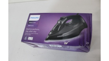 SALE OUT. Philips DST5040/80 Steam iron, Black | Philips | DST5040/80 | Steam Iron | 2600 W | Water tank capacity 320 ml | Continuous steam 45 g/min | Steam boost performance 200 g/min | DAMAGED PACKAGING