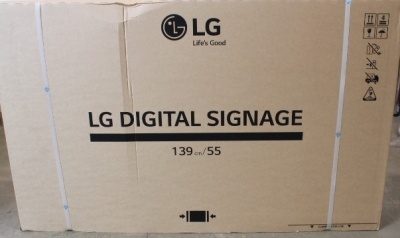 SALE OUT. LG 55XE4F-B 55“ IPS/1920x1080/4000cd/m2/8ms/24Hrs | LG | 55XE4F-B | 55 " | Landscape/Portrait | 24/7 | DAMAGED PACKAGING,REFURBISHED ,MISSING ACCESSORIES, ONLY POWER CABLE INCLUDED | 4000 cd/m² | 8 ms | 178 ° | 178 °