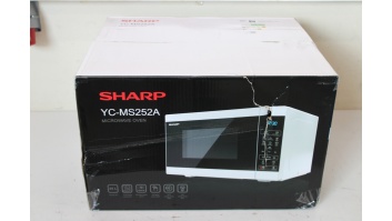 SALE OUT. Sharp YC-MS252AE-W Microwave Oven, 25 L capacity, White | Sharp | Microwave Oven | YC-MS252AE-W | Free standing | 25 L | 900 W | White | DAMAGED PACKAGING