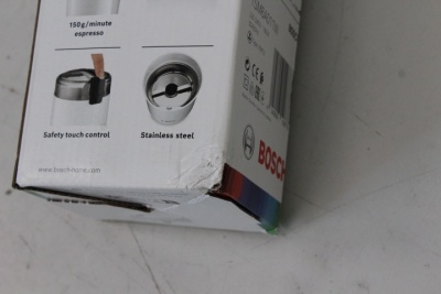 SALE OUT. Bosch TSM6A011W Coffee Grinder, 75 g beans, White | Bosch Coffee Grinder | TSM6A011W | 180 W | Coffee beans capacity 75 g | White | DAMAGED PACKAGING