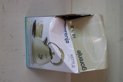 SALE OUT. Gorenje K17CLI Kettle, Electric, 1.7 L Power 2200 W, Plastic material, Cream | Gorenje | K17CLI | Standard | 2200 W | 1.7 L | Plastic/ metal | 360° rotational base | Cream | DAMAGED PACKAGING