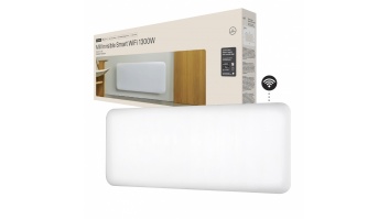 Mill Invisible Smart WiFi Heater | PA1300WIFI4 | Panel Heater | 1300 W | Suitable for rooms up to 15-19 m² | White | IPX4