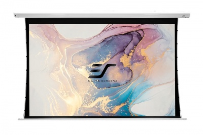 Elite Screens SKT135XHD5-E10 Saker Tab-Tension electric projection screens 135“/16:9/White | Elite Screens