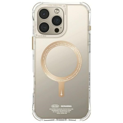 Skinarma case Saido iPhone 16 Pro Max 6.9" Magnetic Charging champagne