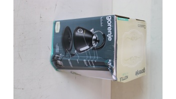 SALE OUT. Gorenje K17CLBK Kettle, Electric, Capacity 1.7 L Power 2200 W, Plastic and metal, Black | Gorenje Kettle | K17CLBK | Electric | 2200 W | 1.7 L | Plastic and metal | 360° rotational base | Black | DAMAGED PACKAGING