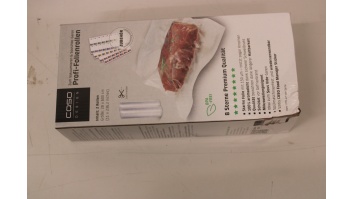 SALE OUT. Caso Roll for Vacuum sealer 28x600cm | Caso | Foil rolls | 1223 | 2 units | Dimensions (W x L) 28 x 600 cm | Ribbed | DAMAGED PACKAGING
