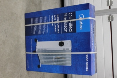 SALE OUT. Midea NY2311-20MRE Oil Radiator Heater, White | Midea | Oil Radiator | NY2311-20MRE | Oil Radiator | 2300 W | Number of power levels 3 | White | DAMAGED PACKAGING