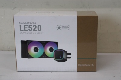SALE OUT. Deepcool LE520 Liquid Cooler | Deepcool LE520 | DAMAGED PACKAGING | Black | Intel, AMD | CPU Liquid Cooler
