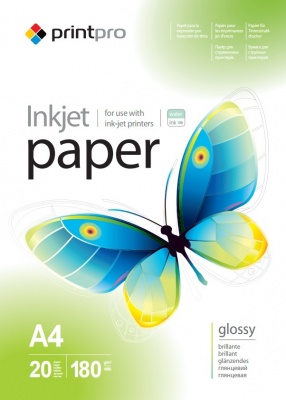ColorWay PrintPro Glossy Photo Paper, 180g/m, A4, 20pcs.