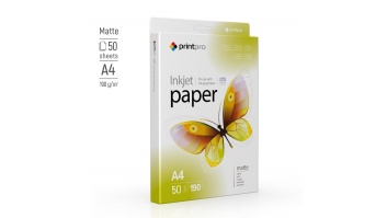 ColorWay PrintPro Matte Photo Paper, 190g/m, A4, 50pcs.