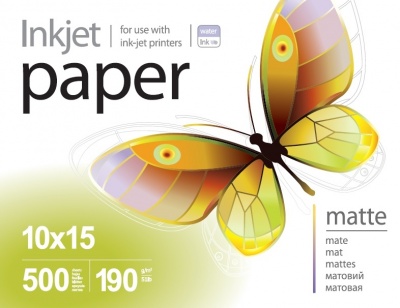 ColorWay PrintPro Matte Photo Paper, 190g/m, 10x15, 500pcs.