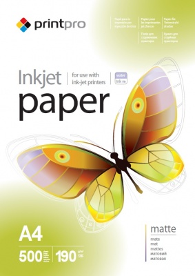 ColorWay PrintPro Matte Photo Paper, 190g/m, A4, 500pcs.